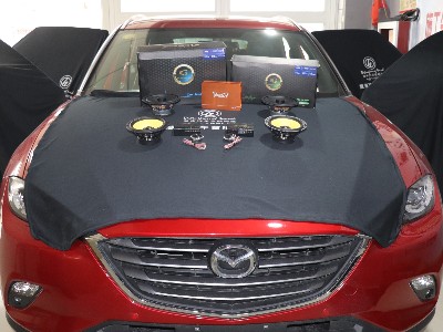 马自达CX-4汽车音响改装黄金声学，GT隔音