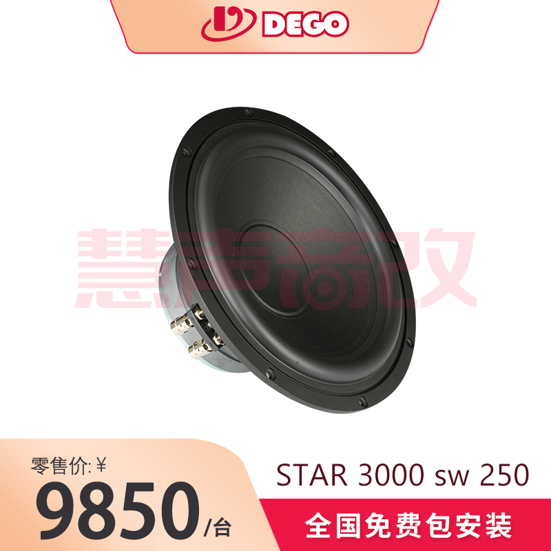 DEGO埃曼德高 STAR 3000 sw 250（十英寸进口超低音）