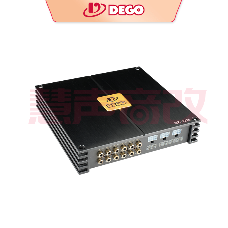 DEGO埃曼德高DE-1220汽车音响12通道大功率处理器功放