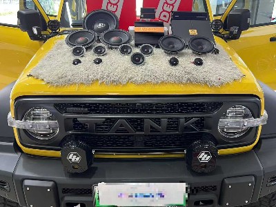 26款坦克300全套音响系统升级 埃曼德高A2B 16路无损功放+埃曼德高8寸三分频14扬声器系统