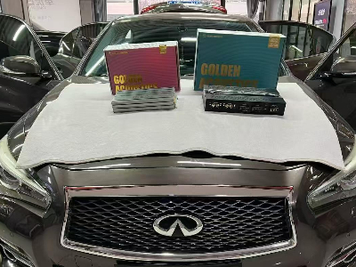 【英菲尼迪Q50】音响进阶系统再上新高度！黄金声学UR4125+MA1004四路功放